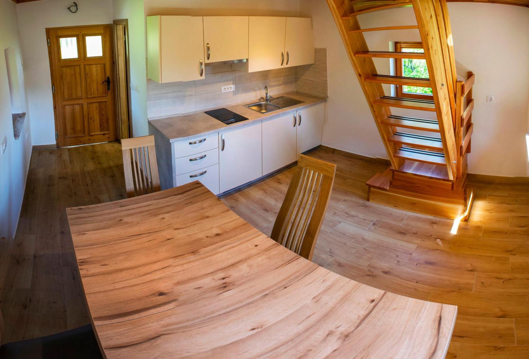 Wooden Chalet - Homestead Vrhovc Zelezniki Eksteriør bilde
